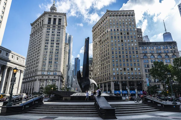 Foley Square en Manhattan, Nueva York, Estados Unidos — Foto de Stock