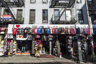 Çin Mahallesi, New York City, Usa 'daki hediyelik eşya dükkanı.
