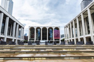 Manhattan 'daki Metropolitan Opera Binası, New York, Usa
