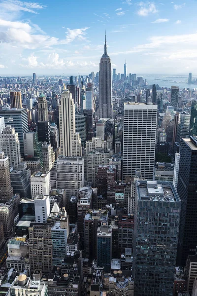 Skyline de rascacielos de Manhattan, Nueva York, EE.UU. —  Fotos de Stock