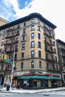 New York City, Usa - 3 Ağustos 2018: W 69. Cadde 'deki Batı Yakası Restoranı