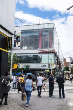 New York City, Usa - 4 Ağustos 2018: Harlem, Manhattan, New York City, Usa