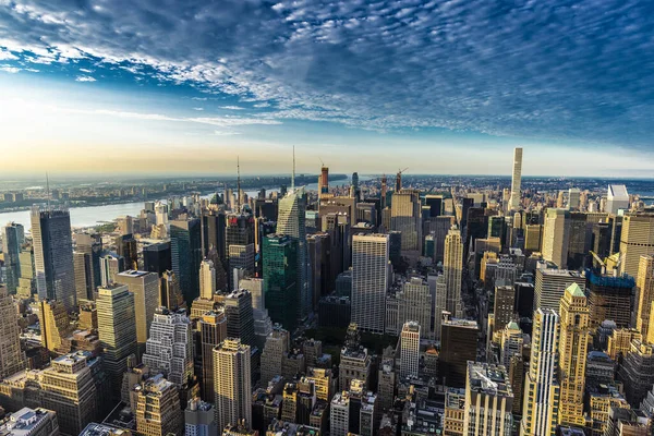 Nueva York Estados Unidos Agosto 2018 Vista Elevada Del Horizonte —  Fotos de Stock