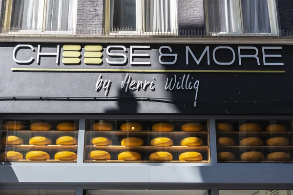 Amsterdam Países Bajos Septiembre 2018 Cheese More Tienda Ubicada Centro — Foto de Stock