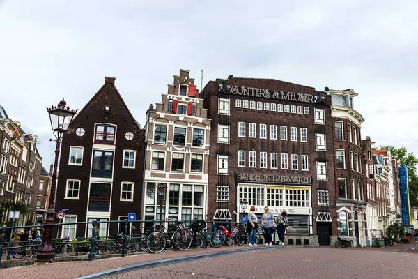 Amsterdam Holandia Września 2018 Fasada Meuser Gunters Centrum Herrage Shop — Zdjęcie stockowe