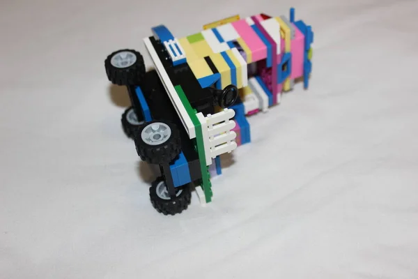Brinquedos Infantis Designer Desenvolve Habilidades Motoras Infantis — Fotografia de Stock