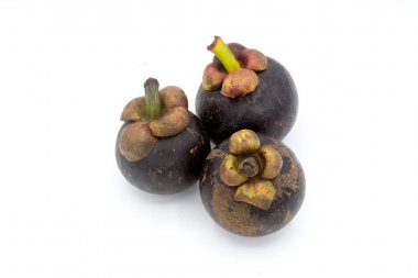 Mangosteen beyaz arka planda, Mangosteen yalıtım