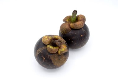 Mangosteen beyaz arka planda, Mangosteen yalıtım