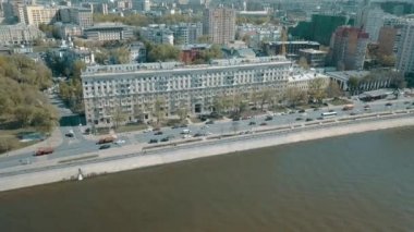 İlkbaharda İHA 'dan Savvinskaya set görüntüsü