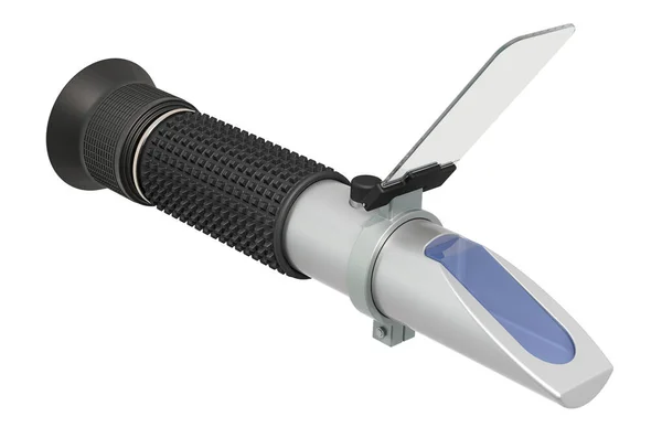 Refractometer Laboratoriumapparaat Rendering Geïsoleerd Witte Achtergrond — Stockfoto