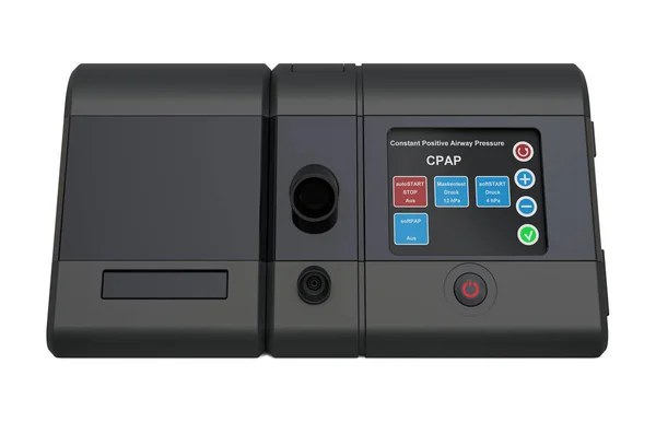 Pressão Positiva Contínua Nas Vias Aéreas Cpap Renderização Isolada Fundo — Fotografia de Stock