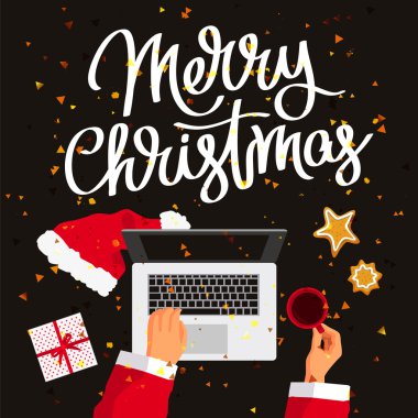 Noel Baba, diz üstü