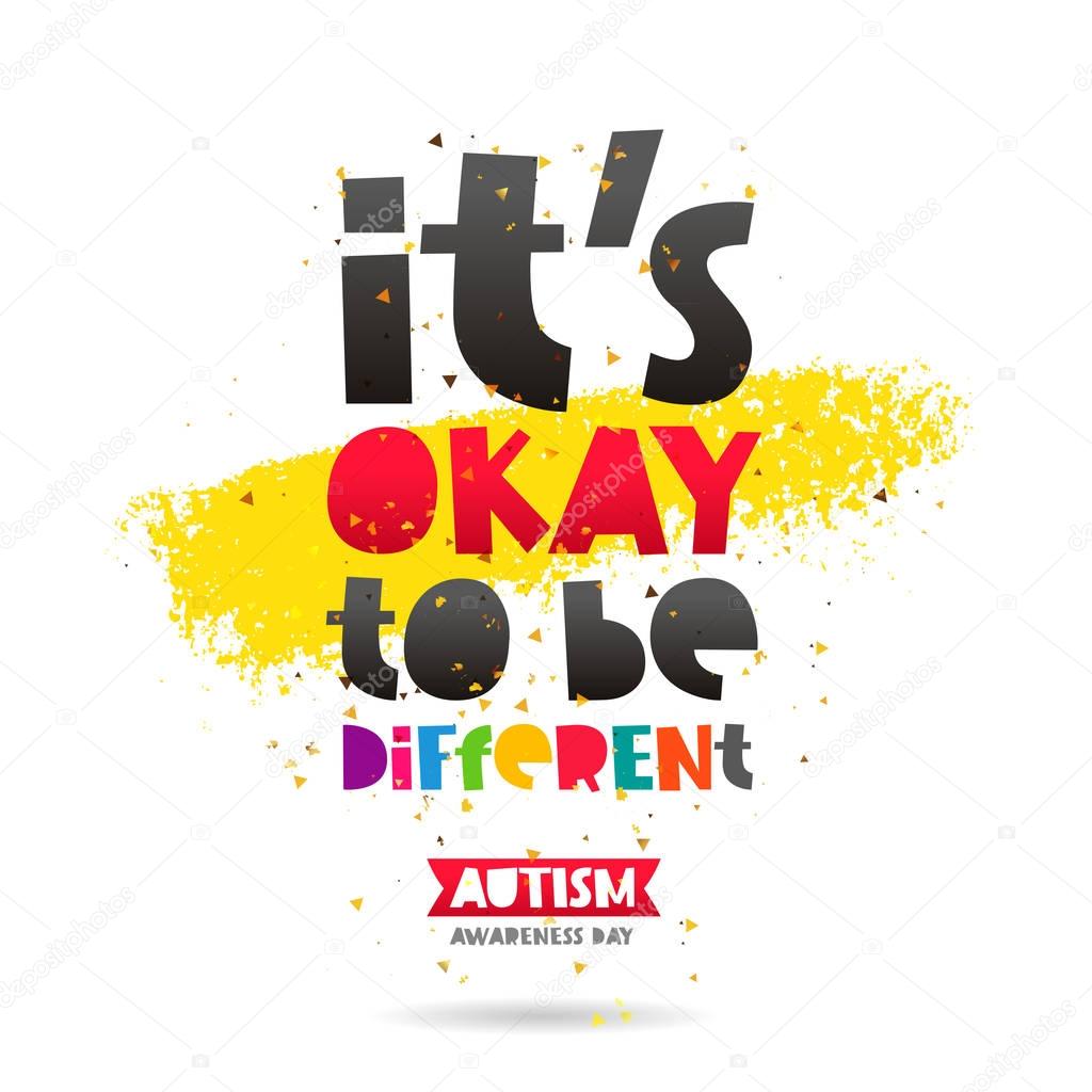 It's okay to be different