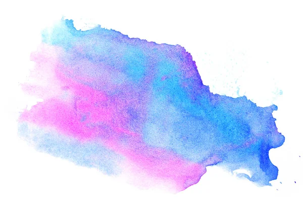 水彩蓝紫色背景 — 图库照片