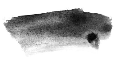 Beyaz arkaplanda siyah mürekkep