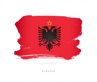 Arnavutluk bayrağı. Soyut kavram