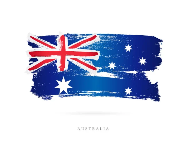 Σημαία της Αυστραλίας. Αφηρημένη έννοια — Διανυσματικό Αρχείο