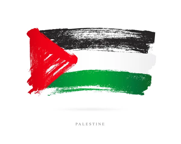 Bandera de Palestina. Concepto abstracto — Vector de stock