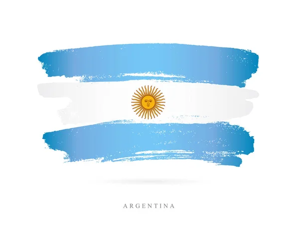 Argentína zászlaja. Elvont fogalom — Stock Vector