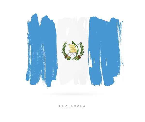 Vlag van Guatemala. Abstract begrip — Stockvector