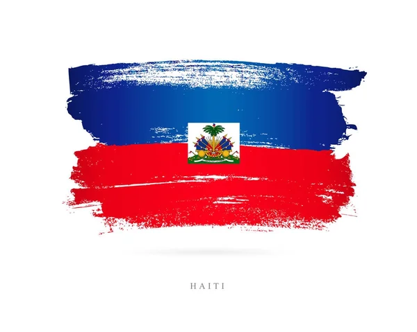 Haiti zászlaja. Elvont fogalom — Stock Vector