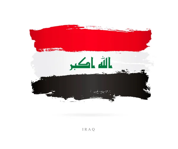 Flag of Iraq. Abstract concept — Stock Vector