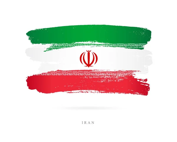 Flaga Iranu. Pojęciem abstrakcyjnym — Wektor stockowy