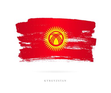 Kırgızistan bayrağı. Soyut kavram