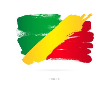 Kongo Cumhuriyeti bayrağı. Soyut kavram