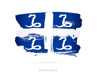 Martinique bayrağı. Soyut kavram