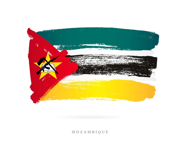 Mozambik bayrağı. Soyut kavram — Stok Vektör