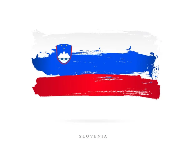 슬로베니아의 국기입니다. 추상적인 개념 — 스톡 벡터