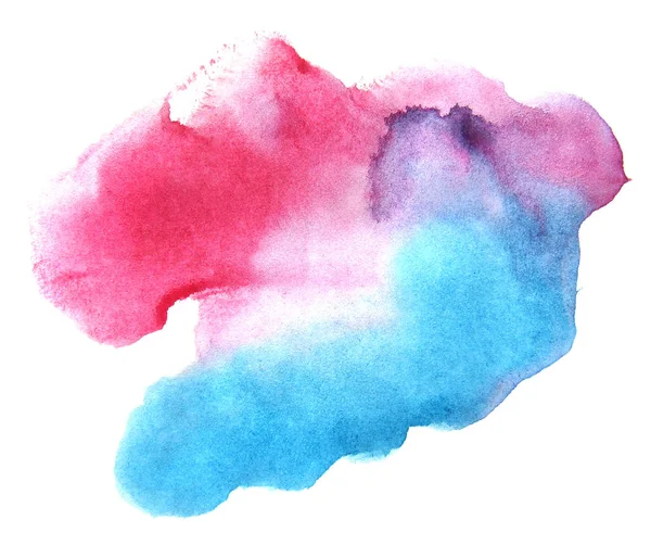 Abstract blue-pink watercolor — Stock Photo, Image