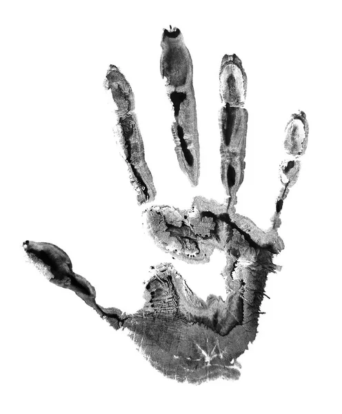 Pojęcie farby ludzką ręką — Zdjęcie stockowe