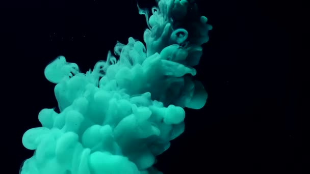 Όμορφη Aqua Menthe Μαύρο Αφηρημένο Φόντο Κομψό Μοντέρνο Φόντο Cool — Αρχείο Βίντεο