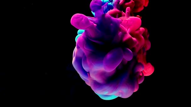 Красивое Красно Сине Фиолетовое Пространство Абстрактного Фона Стильный Современный Фон — стоковое видео