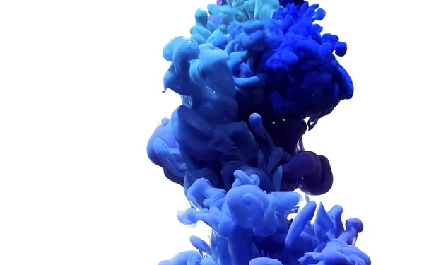 Фантомно-синій фантастичний абстрактний фон. Прохолодний екран тренду — стокове фото