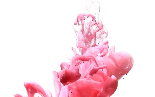 Inchiostro ad acquerello in acqua. Rosa sfondo astratto . — Foto Stock