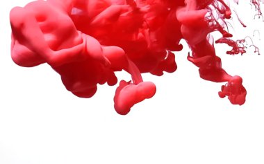 Kırmızı pembe soyut arka plan. Güçlü bir boya patlaması. 