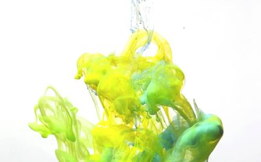 Sarı-yeşil-mavi soyut arkaplan. Modern arkaplan