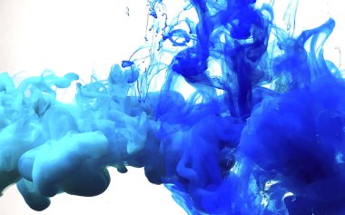 Havalı trend ekran koruyucu. Mavi sihirli soyut arkaplan.