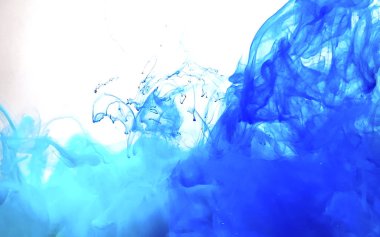 Modern bir arka plan. Mavi fantastik soyut arkaplan.