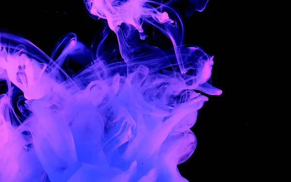 Space blue lilac abstract background. Stylish modern technology — ストック写真