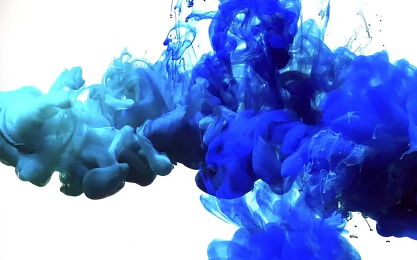 Синій Магічний Абстрактний Фон Стильний Сучасний Фон Акварельні Чорнила Воді — стокове фото
