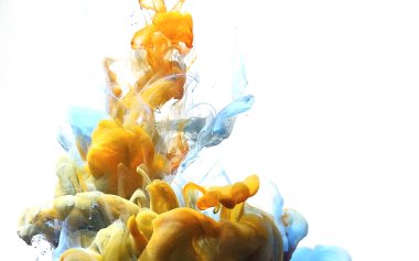 Turuncu mavi soyut arkaplan. Havalı trend ekran koruyucu