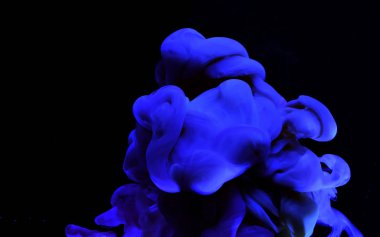 Uzay hayaleti mavi soyut arkaplan. Havalı trend ekran kaydı