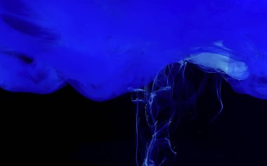 Güzel uzay mavisi soyut arkaplan. Modern teknoloji harikası.