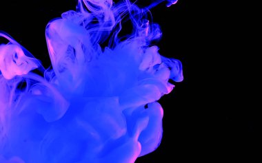 Suda suluboya mürekkep. Havalı trend ekran koruyucu. Boşluk mavi!