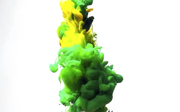 美しい黄色の緑の抽象的な背景。クールなトレンド画面 — ストック写真