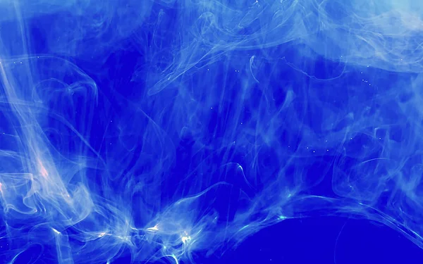 青い素晴らしい海洋の抽象的な背景。何に水彩インク — ストック写真